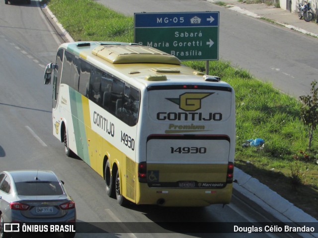 Empresa Gontijo de Transportes 14930 na cidade de Belo Horizonte, Minas Gerais, Brasil, por Douglas Célio Brandao. ID da foto: 9557129.