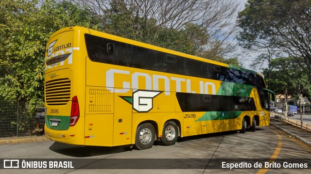 Empresa Gontijo de Transportes 25015 na cidade de São Paulo, São Paulo, Brasil, por Espedito de Brito Gomes. Número da foto: #9555772.