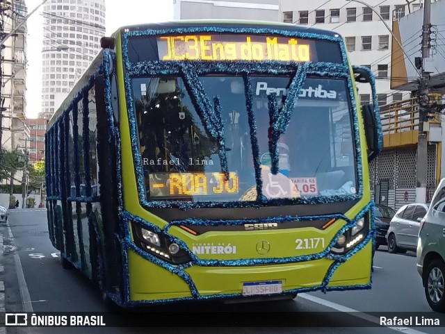 Viação Pendotiba 2.1.171 na cidade de Niterói, Rio de Janeiro, Brasil, por Rafael Lima. ID da foto: 9557189.