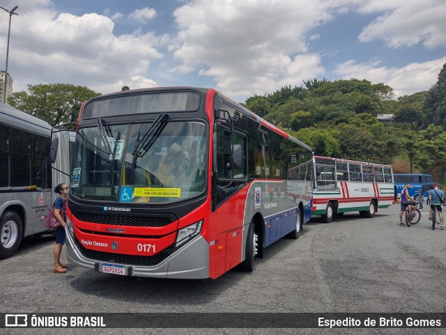 Viação Osasco 0171 na cidade de São Paulo, São Paulo, Brasil, por Espedito de Brito Gomes. Número da foto: #9555571.