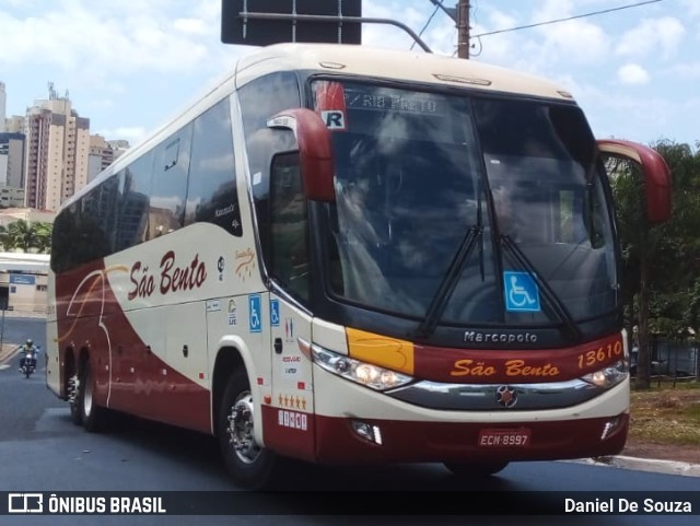 Viação São Bento Ribeirão Preto 13610 na cidade de Ribeirão Preto, São Paulo, Brasil, por Daniel De Souza. Número da foto: #9556056.