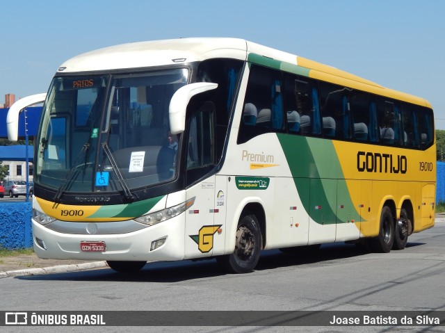 Empresa Gontijo de Transportes 19010 na cidade de São Paulo, São Paulo, Brasil, por Joase Batista da Silva. ID da foto: 9554806.