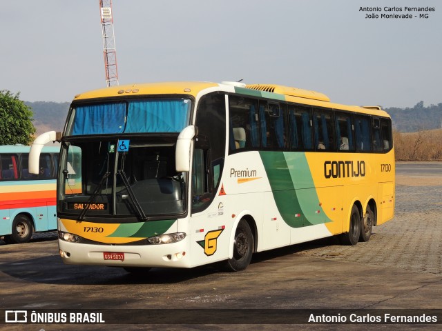 Empresa Gontijo de Transportes 17130 na cidade de João Monlevade, Minas Gerais, Brasil, por Antonio Carlos Fernandes. ID da foto: 9558939.