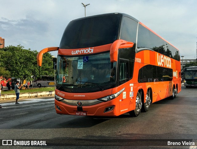 Auto Viação Catarinense 319326 na cidade de São Paulo, São Paulo, Brasil, por Breno Vieira. Número da foto: #9557521.
