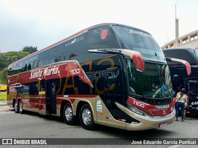 Santa Maria Fretamento e Turismo > Transportes Santa Maria(SP) 1100 na cidade de São Paulo, São Paulo, Brasil, por José Eduardo Garcia Pontual. Número da foto: #9558361.