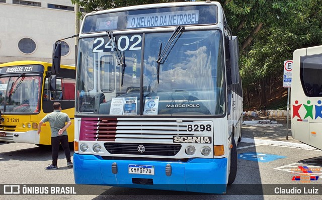 Ônibus Particulares 8298 na cidade de São Paulo, São Paulo, Brasil, por Claudio Luiz. Número da foto: #9559127.