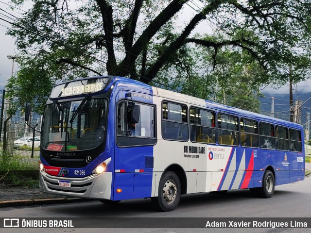 BR Mobilidade Baixada Santista 821086 na cidade de Cubatão, São Paulo, Brasil, por Adam Xavier Rodrigues Lima. Número da foto: #9557600.