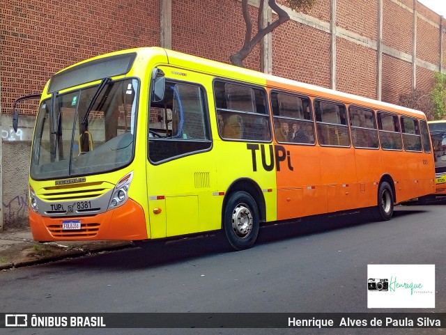 TUPi Transportes Urbanos Piracicaba 8381 na cidade de Piracicaba, São Paulo, Brasil, por Henrique Alves de Paula Silva. Número da foto: #9559352.