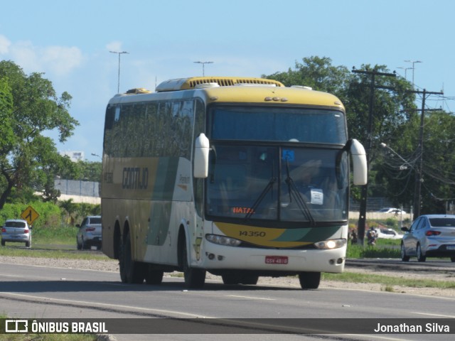 Empresa Gontijo de Transportes 14350 na cidade de Jaboatão dos Guararapes, Pernambuco, Brasil, por Jonathan Silva. ID da foto: 9557406.