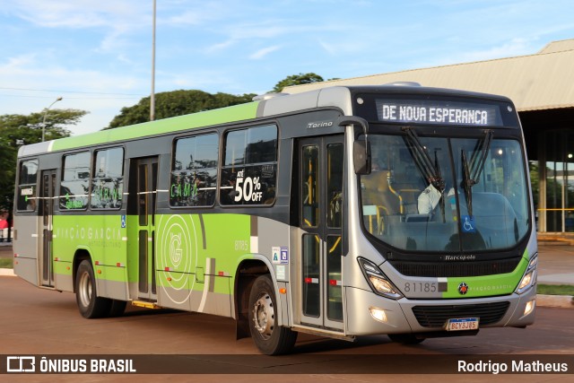 Viação Garcia 81185 na cidade de Maringá, Paraná, Brasil, por Rodrigo Matheus. Número da foto: #9559656.