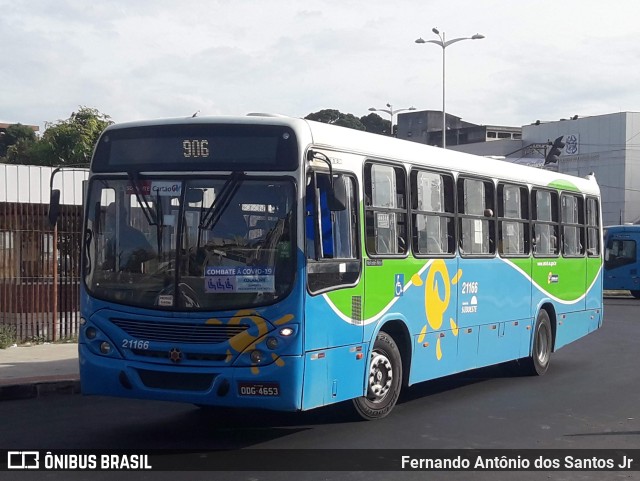 Santa Zita Transportes Coletivos 21166 na cidade de Cariacica, Espírito Santo, Brasil, por Fernando Antônio dos Santos Jr. Número da foto: #9559969.