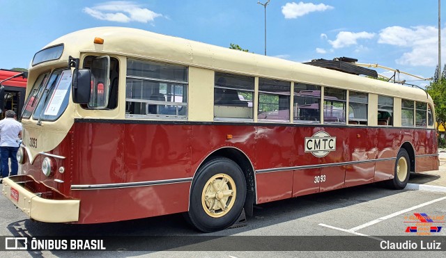 CMTC - Companhia Municipal de Transportes Coletivos 3093 na cidade de São Paulo, São Paulo, Brasil, por Claudio Luiz. ID da foto: 9559227.