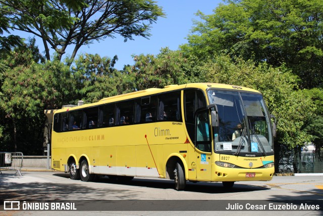Viação Itapemirim 8827 na cidade de São Paulo, São Paulo, Brasil, por Julio Cesar Euzebio Alves. Número da foto: #9557474.
