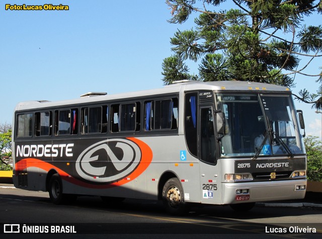 Expresso Nordeste 2875 na cidade de Londrina, Paraná, Brasil, por Lucas Oliveira . ID da foto: 9558245.