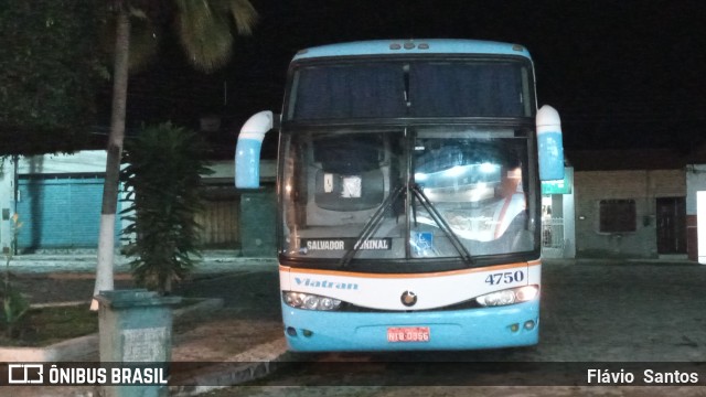 Viatran - Viação TransBrasília 4750 na cidade de Tanhaçu, Bahia, Brasil, por Flávio  Santos. Número da foto: #9557815.