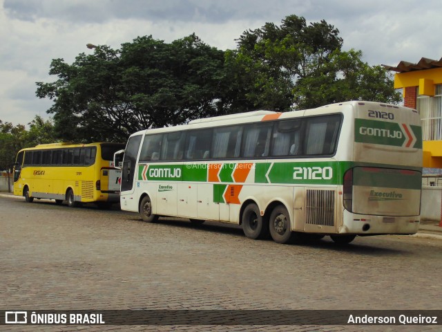 Empresa Gontijo de Transportes 21120 na cidade de Vitória da Conquista, Bahia, Brasil, por Anderson Queiroz. ID da foto: 9561997.