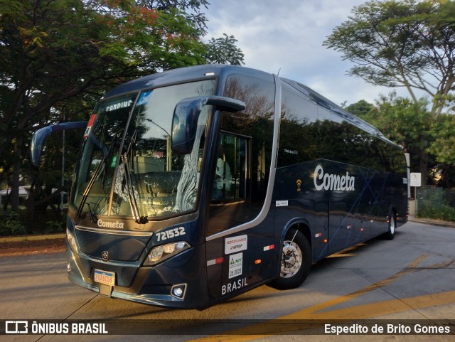 Viação Cometa 721532 na cidade de São Paulo, São Paulo, Brasil, por Espedito de Brito Gomes. Número da foto: #9561442.