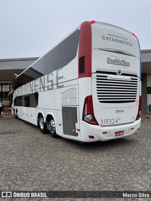 Auto Viação Catarinense 319324 na cidade de Guarapuava, Paraná, Brasil, por Marco Silva. Número da foto: #9560725.