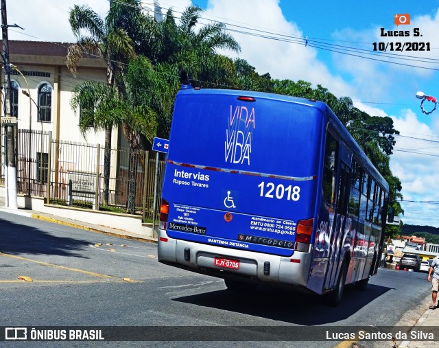 Auto Viação Bragança Metropolitana > Viação Raposo Tavares 12.018 na cidade de Embu-Guaçu, São Paulo, Brasil, por Lucas Santos da Silva. Número da foto: #9562520.