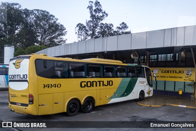 Empresa Gontijo de Transportes 14140 na cidade de Perdões, Minas Gerais, Brasil, por Emanuel Gonçalves. ID da foto: 9562537.