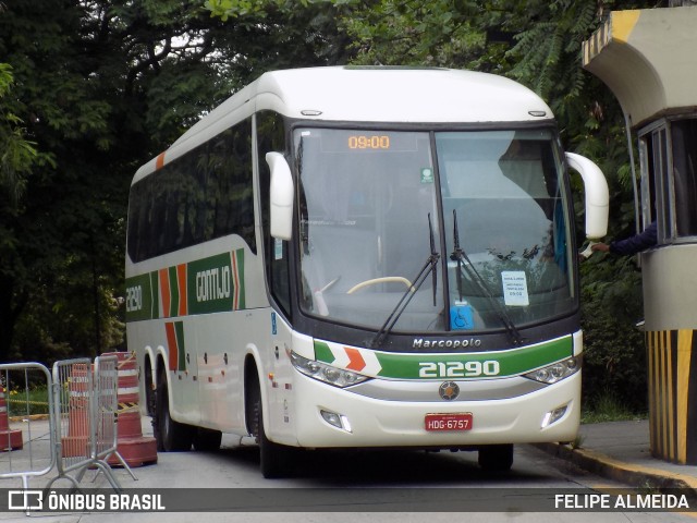 Empresa Gontijo de Transportes 21290 na cidade de São Paulo, São Paulo, Brasil, por FELIPE ALMEIDA. ID da foto: 9562871.