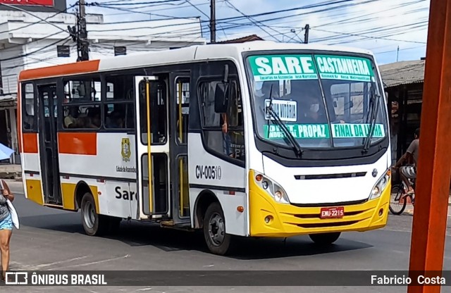 Transporte Alternativo de Ananindeua CV-00510 na cidade de Ananindeua, Pará, Brasil, por Fabricio  Costa. ID da foto: 9562310.