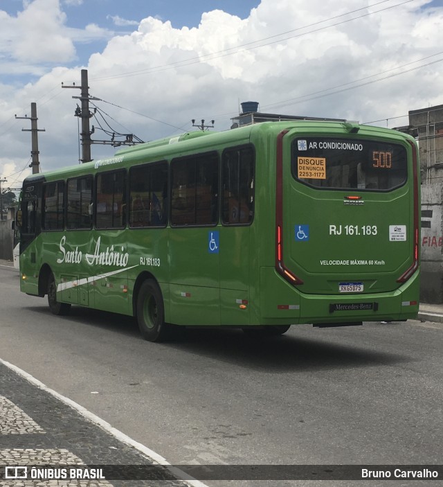 Transportes Santo Antônio RJ 161.183 na cidade de Duque de Caxias, Rio de Janeiro, Brasil, por Bruno Carvalho. Número da foto: #9562509.