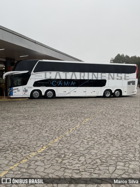 Auto Viação Catarinense 319324 na cidade de Guarapuava, Paraná, Brasil, por Marco Silva. ID da foto: 9560741.