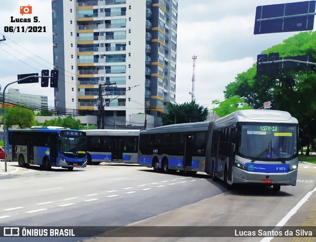 Viação Grajaú S.A. 6 1073 na cidade de São Paulo, São Paulo, Brasil, por Lucas Santos da Silva. Número da foto: #9560568.