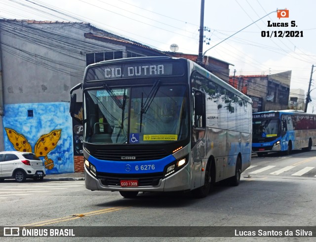 Transwolff Transportes e Turismo 6 6276 na cidade de São Paulo, São Paulo, Brasil, por Lucas Santos da Silva. Número da foto: #9560561.