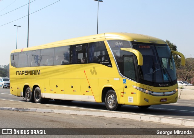 Viação Itapemirim 60043 na cidade de São Paulo, São Paulo, Brasil, por George Miranda. ID da foto: 9562800.