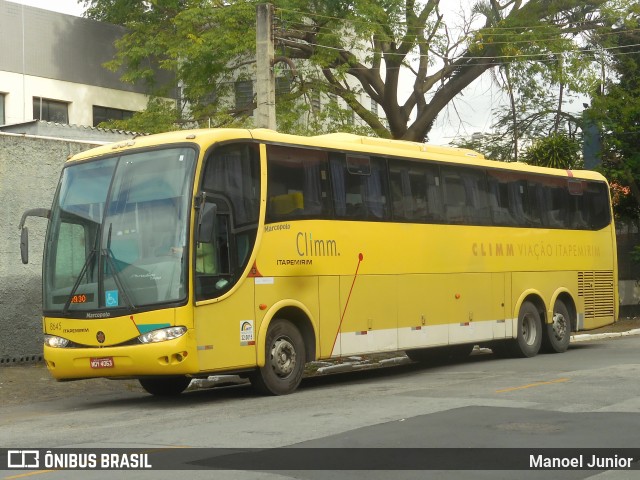 Viação Itapemirim 8645 na cidade de São Paulo, São Paulo, Brasil, por Manoel Junior. ID da foto: 9563445.