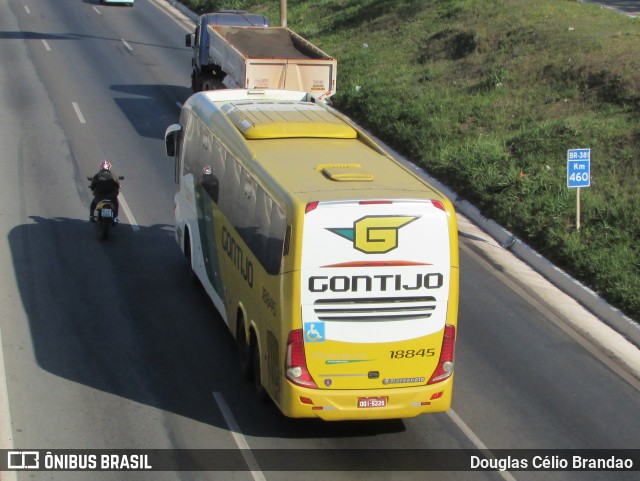 Empresa Gontijo de Transportes 18845 na cidade de Belo Horizonte, Minas Gerais, Brasil, por Douglas Célio Brandao. ID da foto: 9563364.