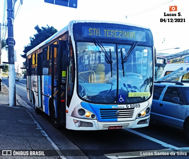 Transwolff Transportes e Turismo 6 6089 na cidade de São Paulo, São Paulo, Brasil, por Lucas Santos da Silva. Número da foto: #9561540.