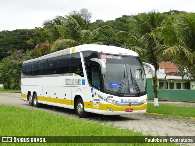 Empresa Cruz 20504 na cidade de Guaratuba, Paraná, Brasil, por Paulobuss  Guaratuba. ID da foto: 9565970.