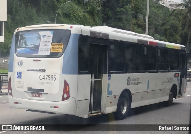 Viação Redentor C47585 na cidade de Rio de Janeiro, Rio de Janeiro, Brasil, por Rafael Santos. Número da foto: #9566349.