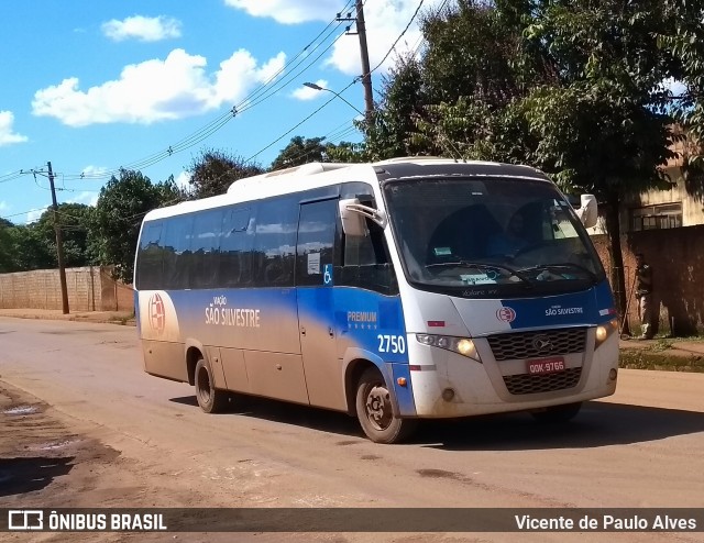 Viação São Silvestre 2750 na cidade de Sarzedo, Minas Gerais, Brasil, por Vicente de Paulo Alves. ID da foto: 9564507.