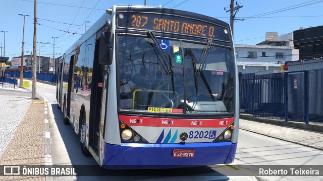 Next Mobilidade - ABC Sistema de Transporte 8202 na cidade de Diadema, São Paulo, Brasil, por Roberto Teixeira. ID da foto: 9565452.