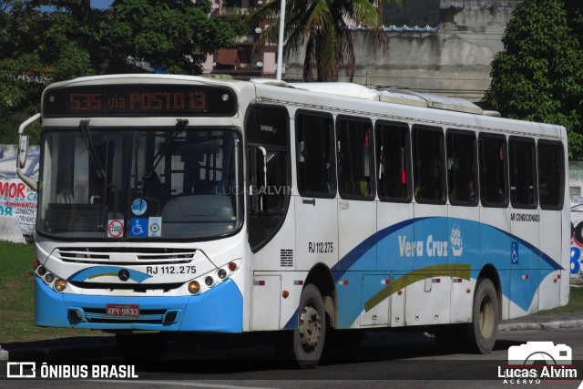 Auto Viação Vera Cruz - Belford Roxo RJ 112.275 na cidade de Nova Iguaçu, Rio de Janeiro, Brasil, por Lucas Alvim. Número da foto: #9564294.