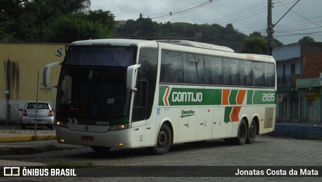 Empresa Gontijo de Transportes 21135 na cidade de Coronel Fabriciano, Minas Gerais, Brasil, por Jonatas Costa da Mata. ID da foto: 9564771.