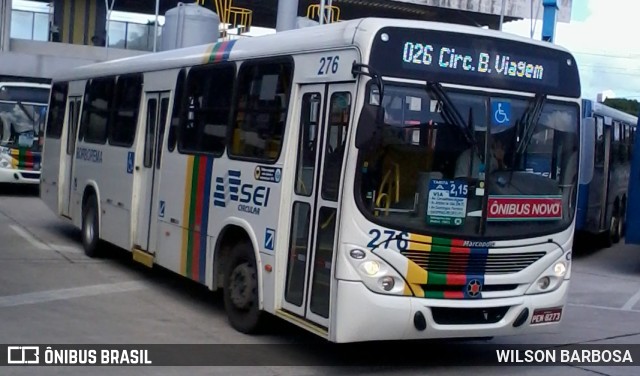 Borborema Imperial Transportes 276 na cidade de Recife, Pernambuco, Brasil, por WILSON BARBOSA. ID da foto: 9564451.