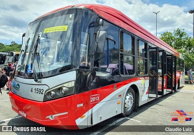 Himalaia Transportes > Ambiental Transportes Urbanos 4 1592 na cidade de São Paulo, São Paulo, Brasil, por Claudio Luiz. ID da foto: 9563885.