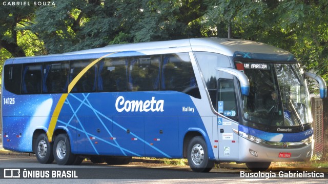 Viação Cometa 14125 na cidade de São Paulo, São Paulo, Brasil, por Busologia Gabrielística. ID da foto: 9565691.