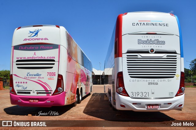 Auto Viação Catarinense 319321 na cidade de Maringá, Paraná, Brasil, por José Melo. Número da foto: #9564449.