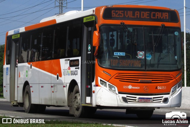 Auto Viação Vera Cruz - Belford Roxo A04051 na cidade de Nova Iguaçu, Rio de Janeiro, Brasil, por Lucas Alvim. Número da foto: #9564335.