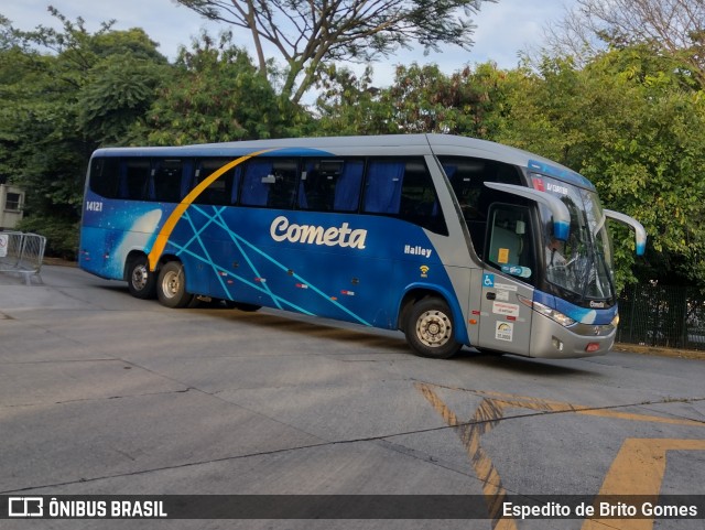 Viação Cometa 14121 na cidade de São Paulo, São Paulo, Brasil, por Espedito de Brito Gomes. Número da foto: #9569000.