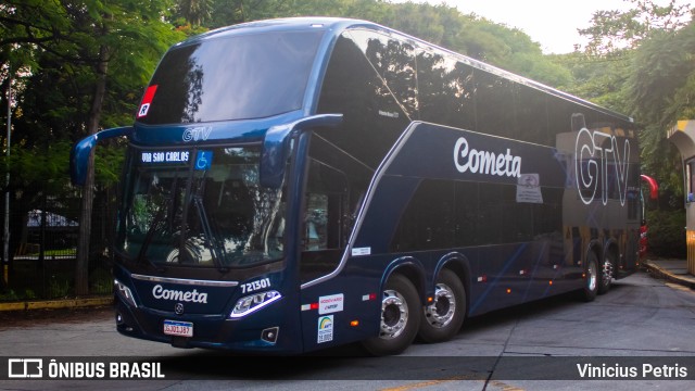 Viação Cometa 721301 na cidade de São Paulo, São Paulo, Brasil, por Vinicius Petris. Número da foto: #9568129.