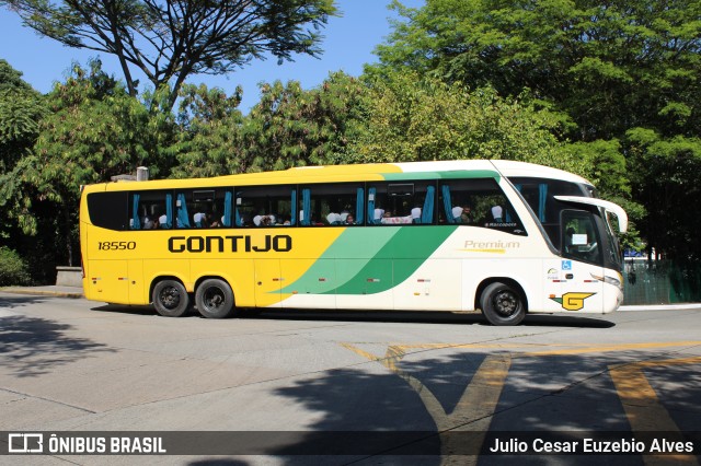 Empresa Gontijo de Transportes 18550 na cidade de São Paulo, São Paulo, Brasil, por Julio Cesar Euzebio Alves. ID da foto: 9567248.