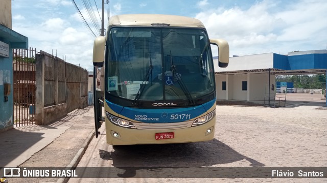 Viação Novo Horizonte 501711 na cidade de Barra da Estiva, Bahia, Brasil, por Flávio  Santos. Número da foto: #9567142.