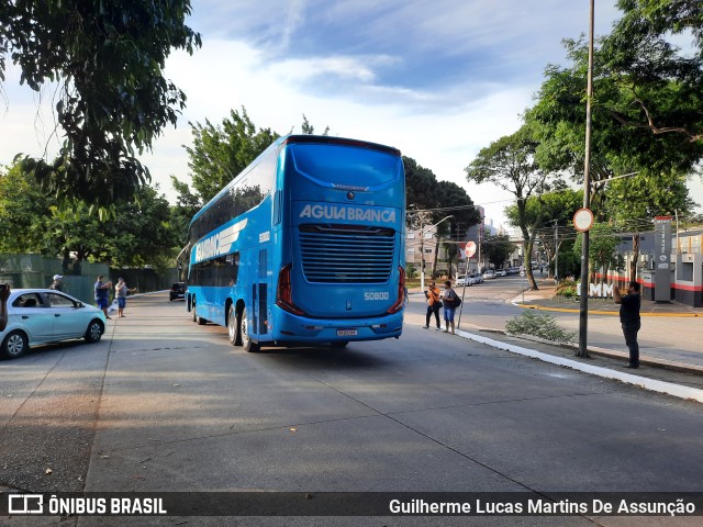 Viação Águia Branca 50800 na cidade de São Paulo, São Paulo, Brasil, por Guilherme Lucas Martins De Assunção. Número da foto: #9566820.